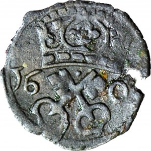 RRR-, Sigismond III Vasa, Denarius Poznan 1603, FULL DATE 16-03, T.30mk, R8