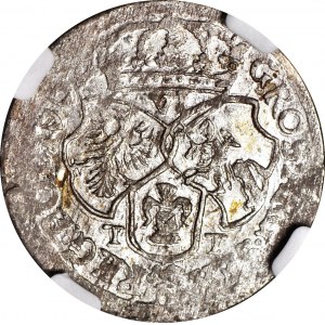 Jean II Casimir, Sixième de 1662 T-T, Bydgoszcz, non circoncis