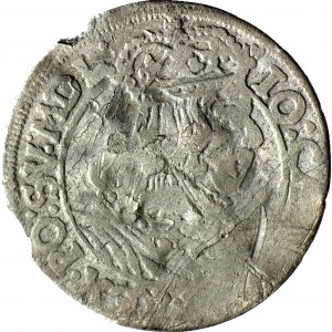 John II Casimir, Sixpence 1667 AT, Krakow
