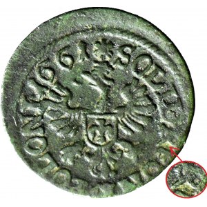 RR-, Jan II Kazimír, korunový šilink 1661, SEGN? vyraženo na REGN