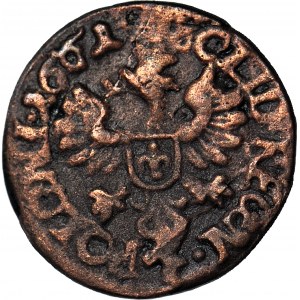 RR-, John Casimir, Crown Shilling 1661, Ujazdów, Fehler TTB statt TLB, R5