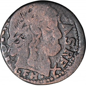 RRR-, Ján Kazimír, litovský šiling 1663, Oliva, veľmi veľká hlava