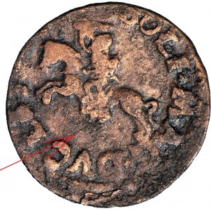 RRR-, John Casimir, Lithuanian Shilling 1666, Brest, WITHOUT HERB, R6-R7