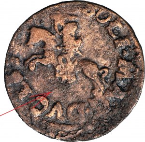 RRR-, John Casimir, Lithuanian Shilling 1666, Brest, WITHOUT HERB, R6-R7