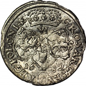 John III Sobieski, Sixpence 1682, Bydgoszcz, nice