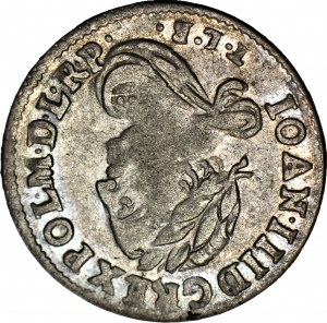 R-, Ján III Sobieski, šiesty z roku 1683 TLB, Bydgoszcz, ODWROTKA, lesklý