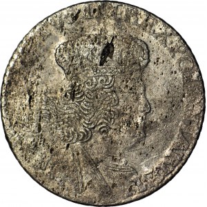 August III Sas, Dva zlaté (8 grošov) 1753, háčiky