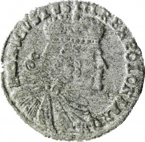 R-, August III Sas, Trojak 1754, Lipsk, R3