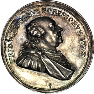 Friedrich Wilhelm II, medaila 1793, druhé delenie Poľska