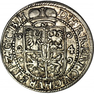 Duchy of Prussia, George Wilhelm, Ort 1624, Königsberg, circa mint.