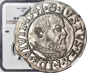 Duchy of Prussia, Albrecht Hohenzollern, 1541 penny, Königsberg, minted