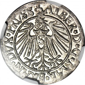 Prussia Ducale, Albrecht Hohenzollern, Grosz 1541, Königsberg, coniato