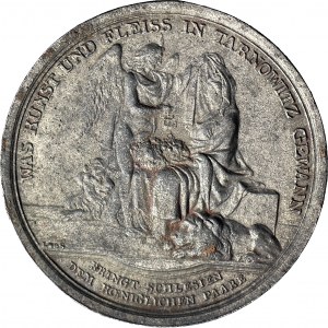 R-, Slesia, Prussia, Federico Guglielmo, Medaglia 1798, Visita alla miniera di Tarnowskie Góry, fusione in ferro della ferriera di Bialogon