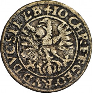 Schlesien, Herzogtum Legnicko-Brzesko-Wołowskie, 3 krajcary 1616 CC zwischen Hakami, Złoty Stok