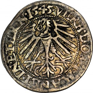 Slezsko, Fridrich II., Penny 1545, Brzeg