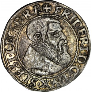 Sliezsko, Fridrich II, GROSZ 1542, Brzeg