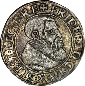 Slesia, Federico II, GROSZ 1542, Brzeg