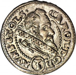 Silésie, Duché d'Olesnica, Charles II, 3 krajcars 1612, Olesnica, frappé