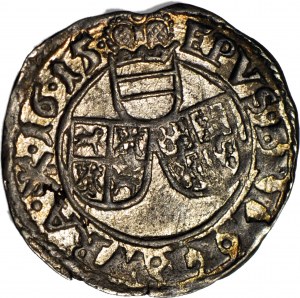 R-, Silésie, Charles d'Autriche, 3 krajcars 1615, Nysa, portrait rare, monnayé