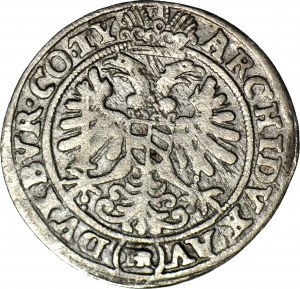R-, Śląsk, Ferdynand II, 3 krajcary 1627 (HR), Wrocław, DATA POD POPIERSIEM