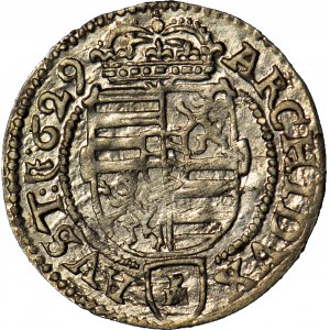 Silésie, Ferdinand III, 3 krajcary 1629 PH, Kłodzko, belle