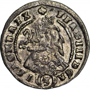 RR-, Slezsko, Ferdinand III, 3 krajcars 1644 GW, Kladsko, vzácný ročník