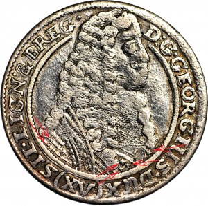 RR-, Śląsk, Jerzy III Brzeski, 15 krajcarów 1664, Brzeg, Ostatni rok bicia, rzadki