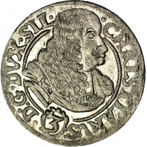 R-, Schlesien, Chrystian Wołowski, 3 krajcary 1669, Brzeg