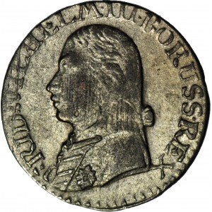 RR-, Schlesien, Friedrich Wilhelm III, 3 krajcars 1807 G, Klodzko, selten