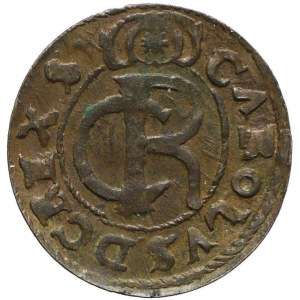 Riga, Karol XI, SUCHAWA, napodobenina rižského šekelu z 12.