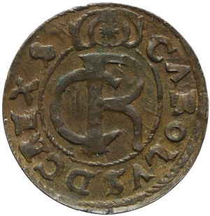 Riga, Karel XI, SUCHAWA, napodobenina rižského šekelu z 12. století.