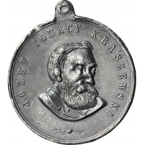 Joseph I. Kraszewski, Medaille 1879, Andenken an das Jubiläum der literarischen Arbeit