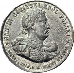 R-, Johann III Sobieski, Medaille 1883, 200. Jahrestag der Schlacht bei Wien