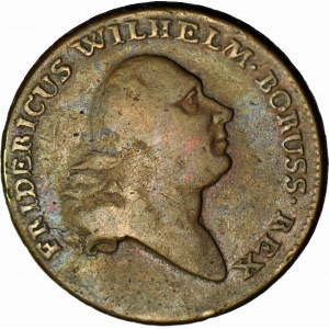 RR-, Teilung, Südpreußen, Trojak 1797 A, Berlin, seltener Jahrgang und postfrisch, VARIABLE