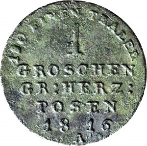 Posenské veľkovojvodstvo, 1 groš 1816 A, Berlín
