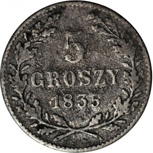 Slobodné mesto Krakov, 5 groszy 1835