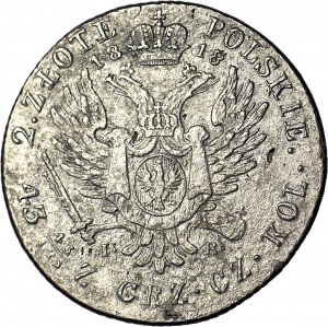 Kingdom of Poland, Alexander I, 2 zloty 1818