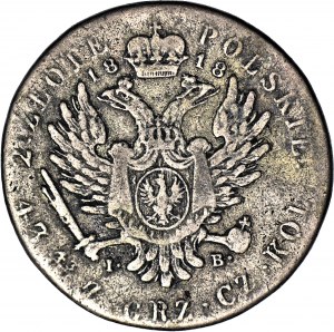 Regno di Polonia, Alessandro I, 2 zloty 1818