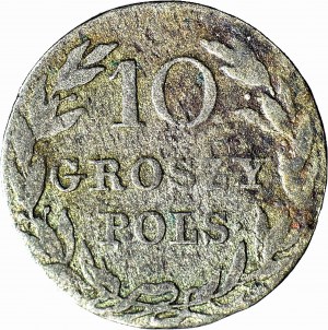 Poľské kráľovstvo, 10 groszy 1816 I.B., prvý ročník