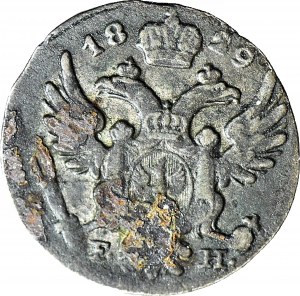 Kingdom of Poland, 5 pennies 1829, rare and nice