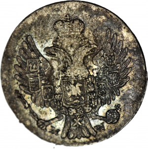 RR-, Regno di Polonia, 5 groszy 1838, annata molto rara