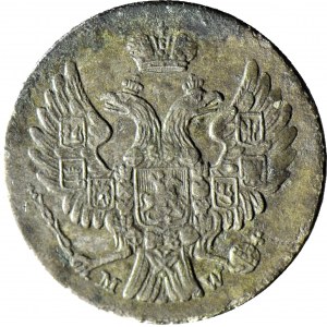 R-, Królestwo Polskie, 5 groszy 1840, 5 w dacie wysoka, pochylona w prawo,