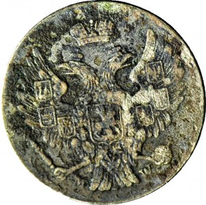 Regno di Polonia, 5 penny 1840, 5 su data diritta, basso