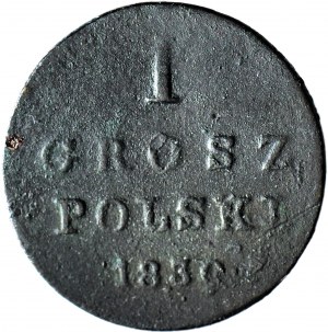 Kingdom of Poland, 1 penny 1830 FH