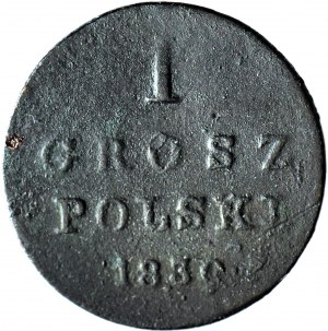 Królestwo Polskie, 1 grosz 1830 FH