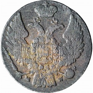 RR-, Kingdom of Poland, 1 penny 1838/1837 MW