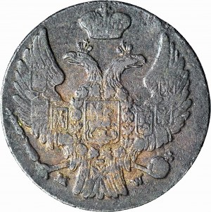 RR-, Regno di Polonia, 1 grosz 1838/1837 MW