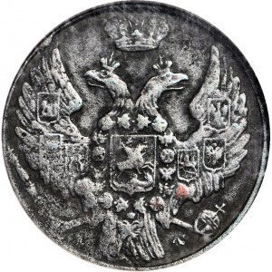 RR- Polské království, 1. groš 1840, datum se neudržuje na řádku