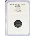 RR- Królestwo Polskie, 1 grosz 1840, data nie trzyma linii