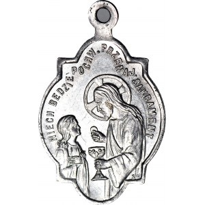 Medalik religijny - Niech Będzie Pochwalony Przenajświętszy Sakrament
